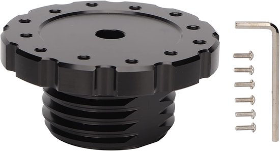Stuurwiel Adapter - Race Stuur Adapter - Sim Racing - CNC Aluminiumlegering - 70 mm PCD - Zwart — afbeelding 5