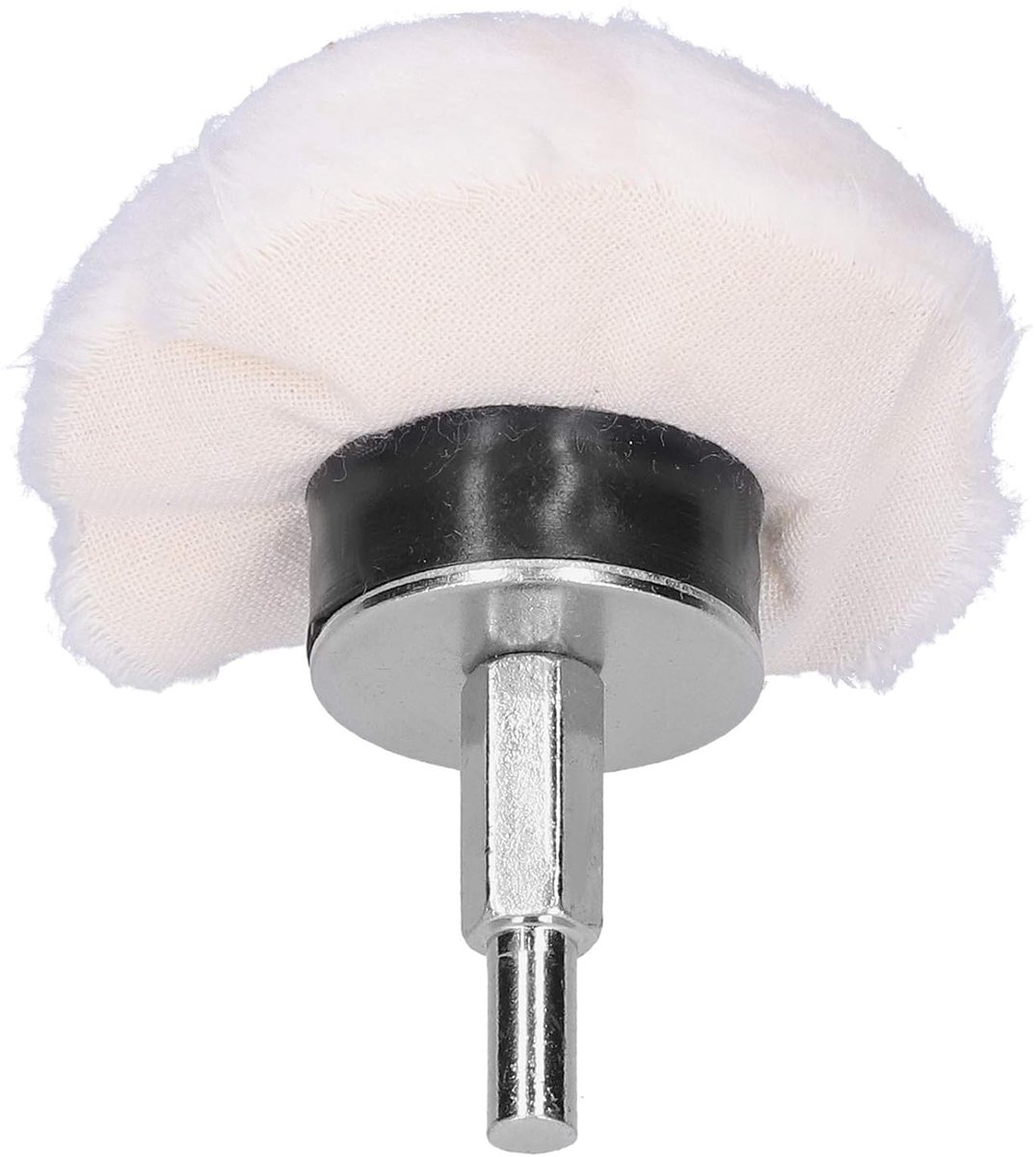 Stoffen Polijstschijf - Polijstwiel Katoen - Oppervlak Polijsten - Uniforme Draadspoelen - 75 mm - Wit