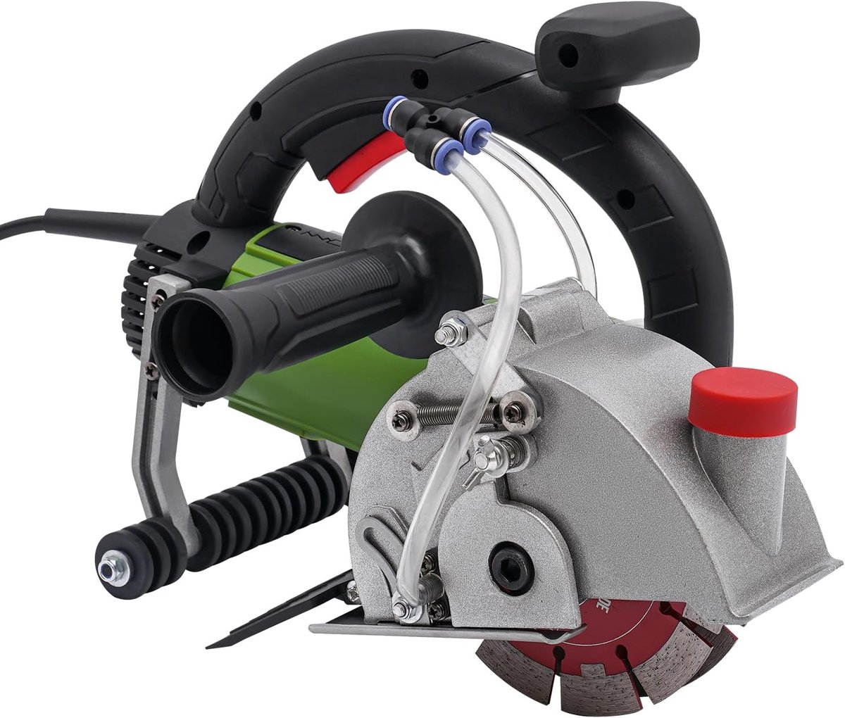 Sleufmachine Elektrisch - Beton Zaagmachine - Muren Frezen - Krachtige Koper Motor - 50 mm Breedte - Zwart Groen