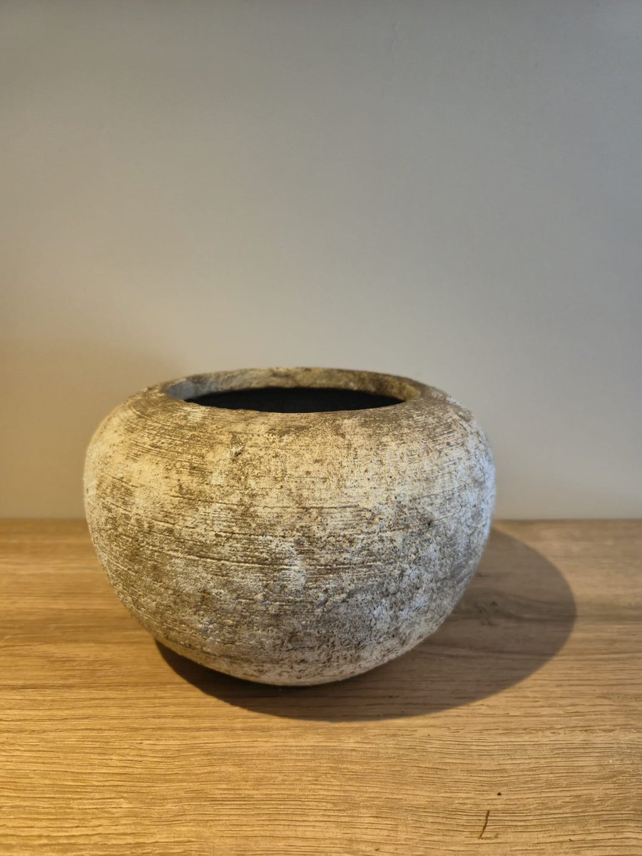 DK Design | Pot Batu Orchis Bowl | Zand | 20X13