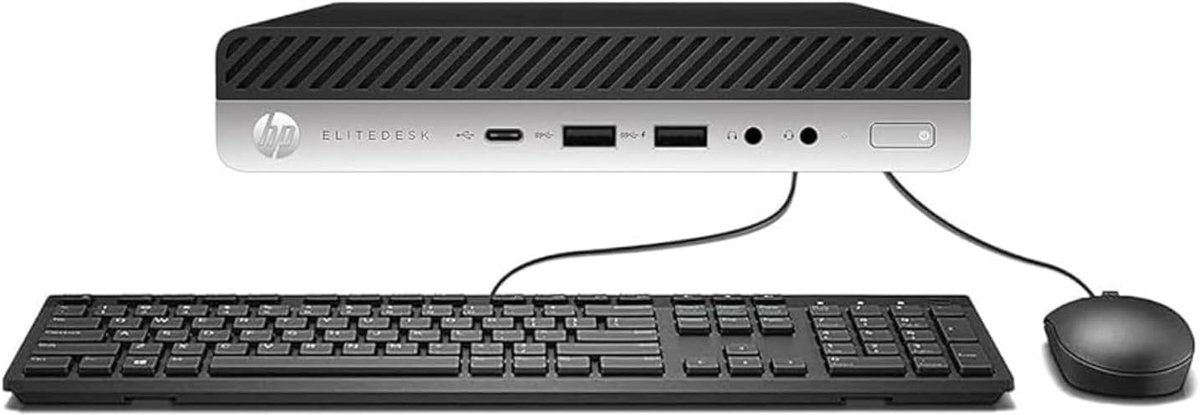 Mini Desktop PC - Compacte Computer - Kantoorwerk - Gereviseerd - Mini Formaat - Zwart