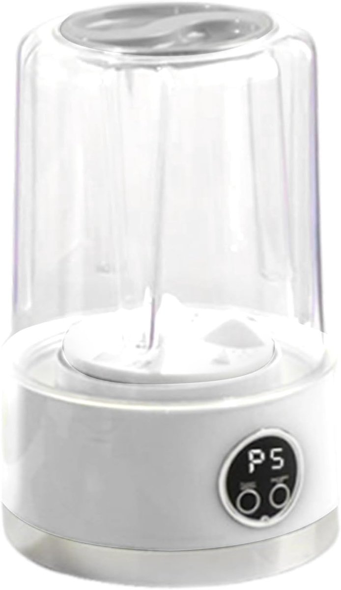 Draagbare Wasmachine - Mini Wasmachine Ondergoed - Hygiënisch Wassen - Draadloos Ontwerp - 21 x 14 x 21 cm - Wit