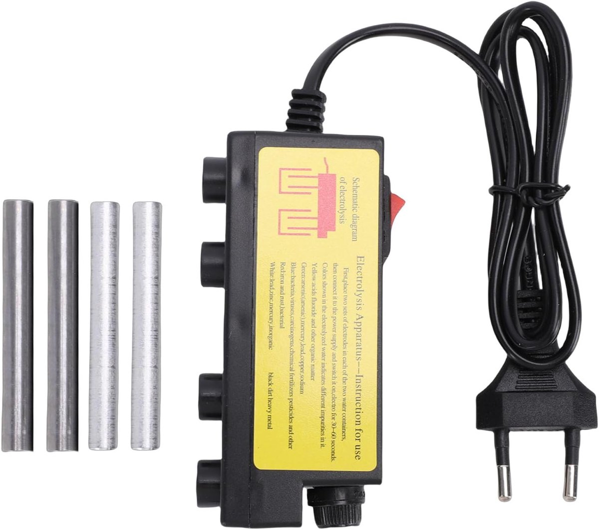 Waterkwaliteit Tester - Watermeter Zuiverheid - Water Kwaliteit Testen - Kleurgecodeerde Resultaten - 14 x 8 x 4 cm - Wit