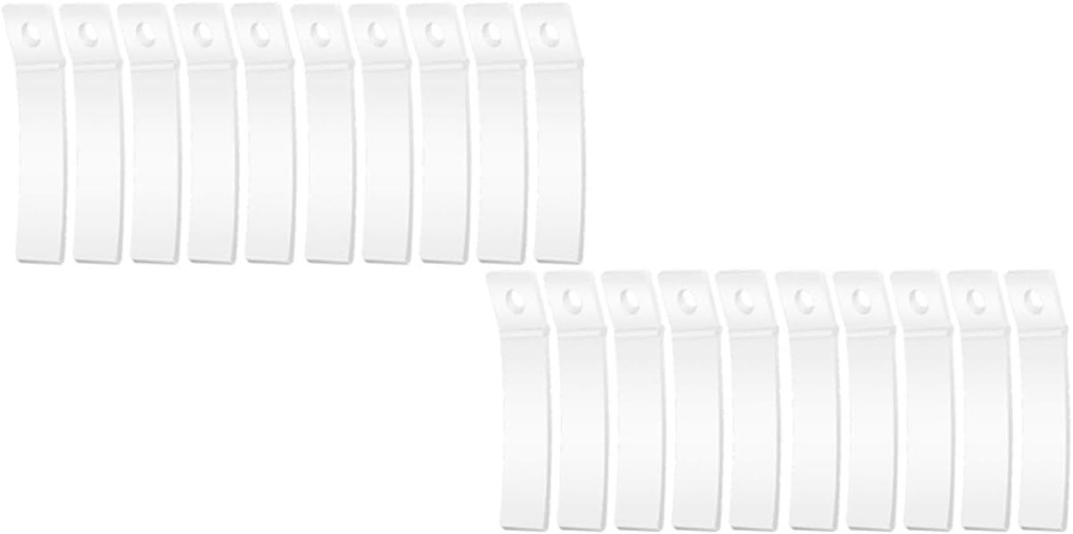 Laden Stoppers - Anti-slip Pads - Meubels Stabiliseren - Duurzaam Nylon Materiaal - 50mm 20 Stuks - Transparant