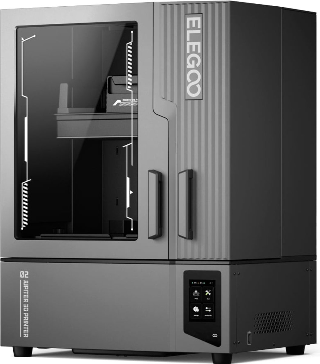 Elegoo Jupiter 2 Resin 3D Printer Large Format – 16K 302x162x300mm – Automatisch Harssysteem – Camera – WiFi