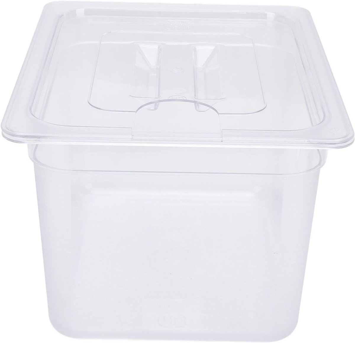 Slow Cooker Container - Voedsel Opslagbox - Grote Maaltijden Bereiden - Hole Design - 12 Liter - Transparant