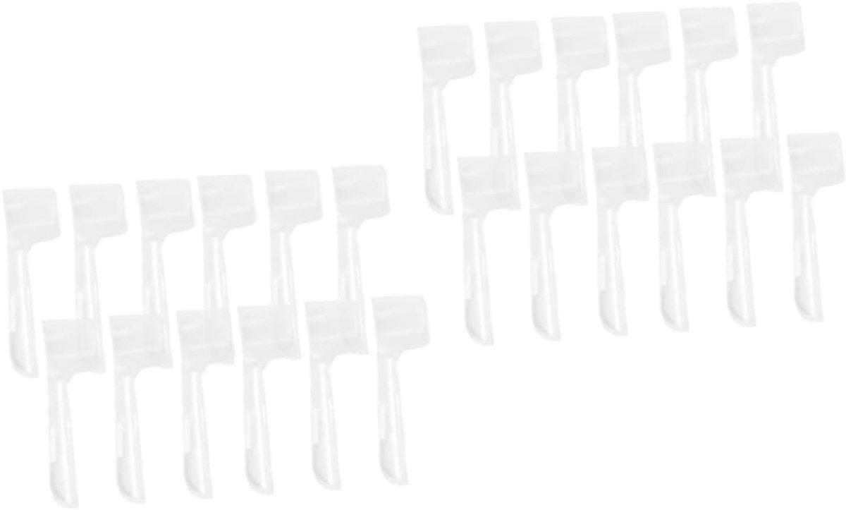 Tandenborstelhoesjes - Opzetborstel beschermers - Hygiënisch opbergen - Stofdicht en draagbaar - 12 stuks - Wit