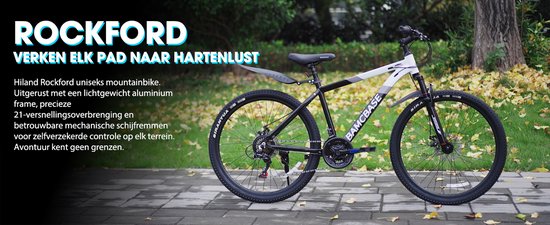 HILAND Rockford Mountainbike - MTB 26 inch - 21 Versnellingen - Unisex - Aluminium van Hiland — afbeelding 5
