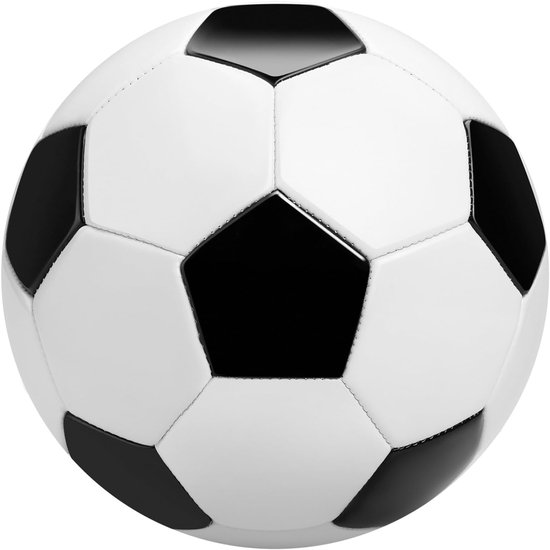 Curve Ball - Voetbal - Maat 5 - Curve ball voetbal - Jeugd voetbal - Voetbal trainingsmateriaal - EVA Rubber - Voetbaltraining - Voetbal spullen - Unisex - Voetbalbal - Kickerball - Curve ball kickerball - Leukste Cadeau voor Voetballer - Zwart-wit
