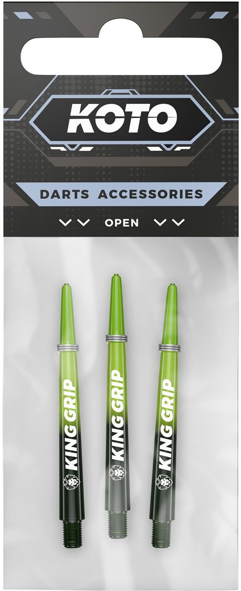 KOTO King Grip Colors Green Black - Dart Shafts van KOTO — afbeelding 3