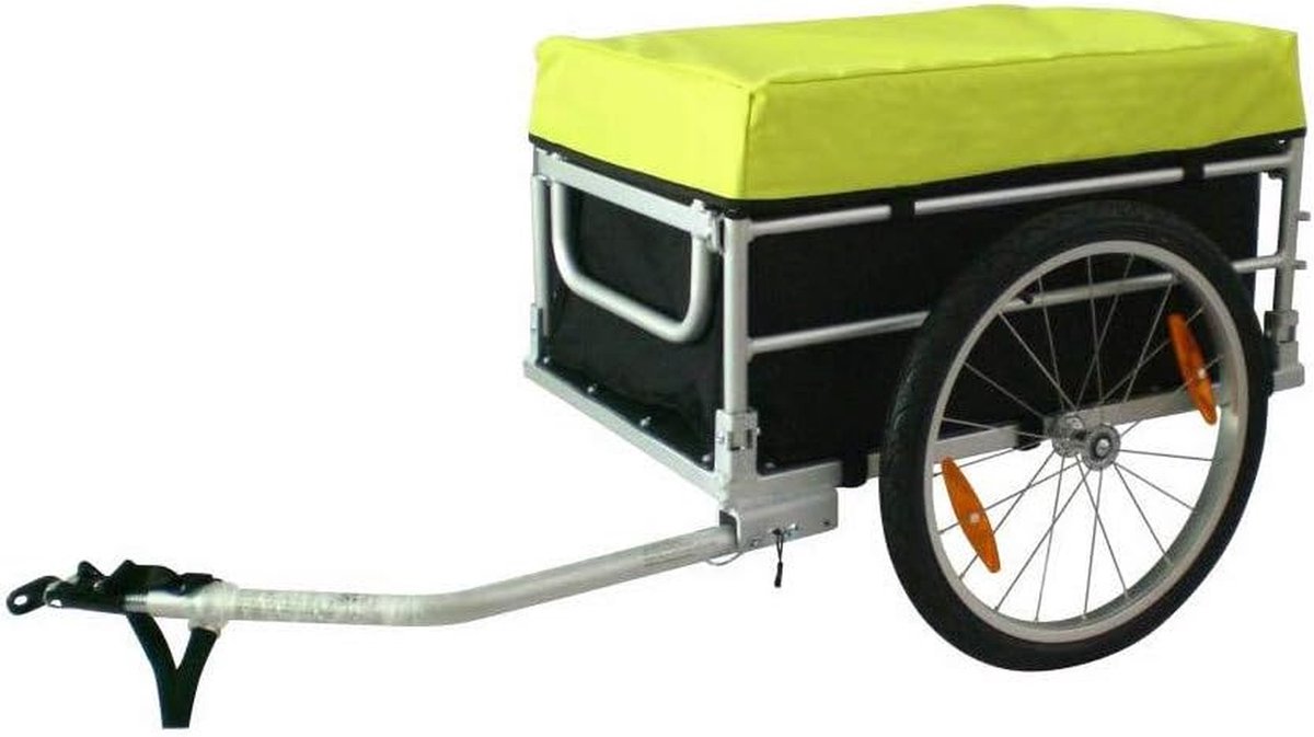 Fietskar - Fietsaanhanger Vrachttrailer - Vervoer van spullen - Snelle montage zonder gereedschap - 68 x 42 x 38 cm