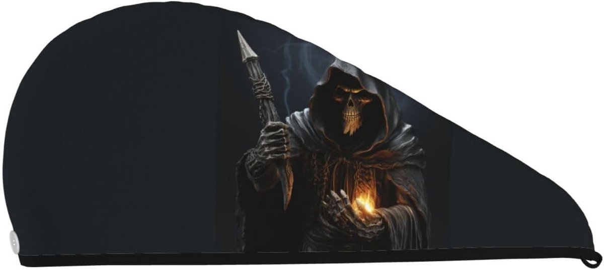 Haar Drogen Cap - Haar Tulband - Snel Haar Drogen - Super Absorberend - 64x26 cm - Zwart
