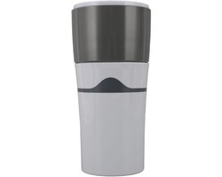 Giet over Koffiemok - Druppelkoffiezetapparaat Reisbeker - Koffie Zetten - Lichtgewicht Handmatig - 450 Ml - Zwart