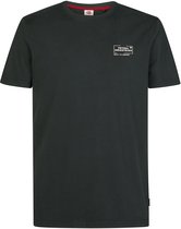 Petrol Industries - Heren Katoenen T-shirt met print russell - Groen - Maat L