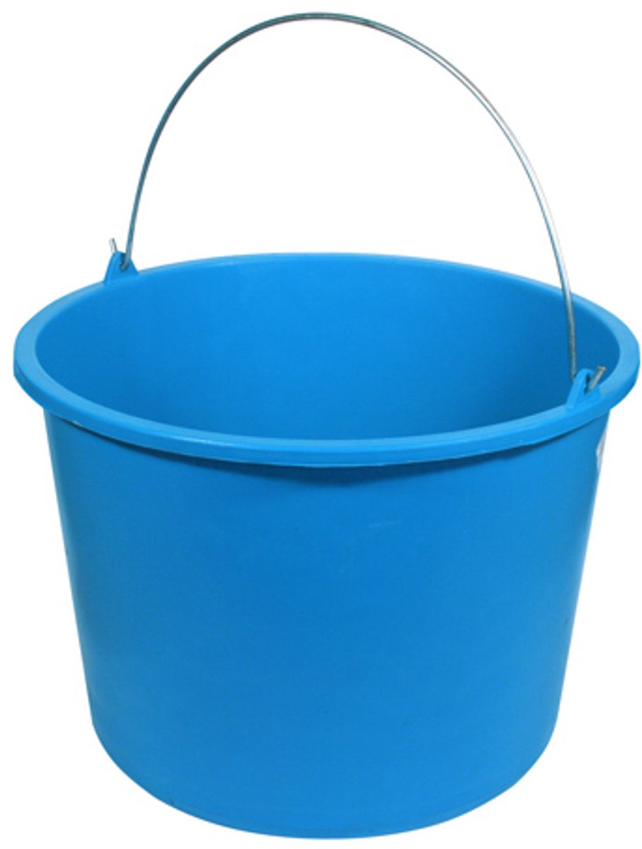CDK Serie - Plastic Bouwemmer - 16 Liter - Niebieskie - Robuust