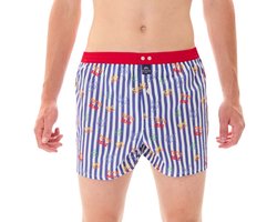 McAlson Heren Boxershort La Dolce Vita Marineblauw Blauw XXL