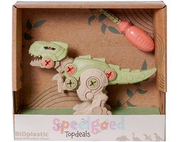 Speelgoedtopdeals - BIOplastic T-rex Dino - Educatief Speelgoed – Demonteerbaar met schroevendraaier