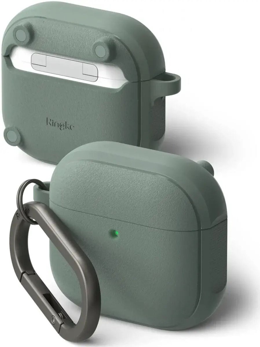 Ringke Onyx Magnetic Hoesje Geschikt voor Apple AirPods 4 - Groen