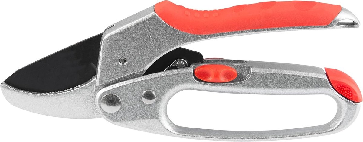 Knipschaar tuin - 205 mm - Koolstofstaal met Antiaanbaklaag - Ergonomische Antislip Handgreep - Voor Tuinieren