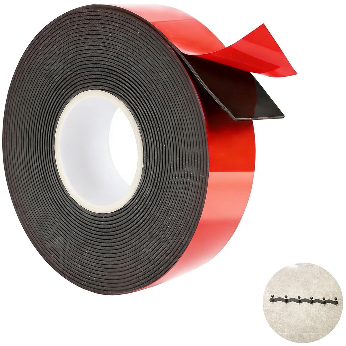 Dubbelzijdig Plakband - Transparant - 10 m x 25 mm - Waterdicht en Temperatuurbestendig - Voor Huishouden en Kantoor