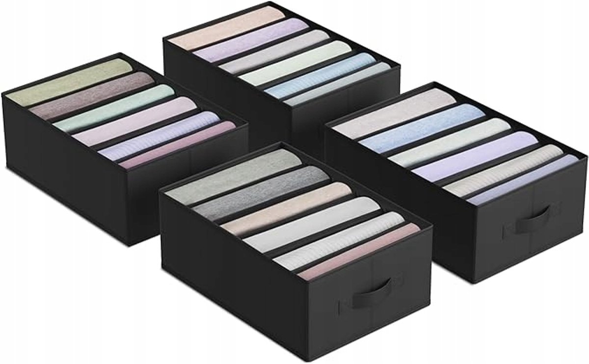 Set van 6 Opvouwbare Kledingorganizers voor Lades en Kasten
