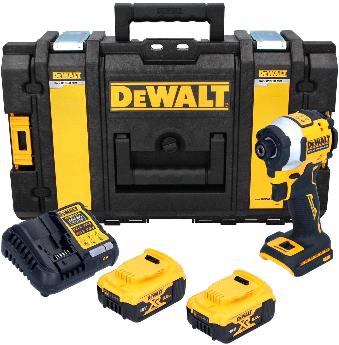 DeWalt DCF 850 N accu-slagmoersleutel 18 V 205 Nm 1/4" borstelloos solo - zonder accu, zonder oplader