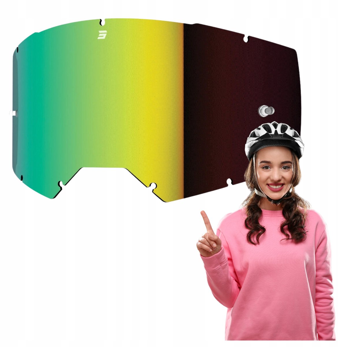 Shot CORE vervangingsvizier Iridium Rainbow AS/AF - Fietsbril