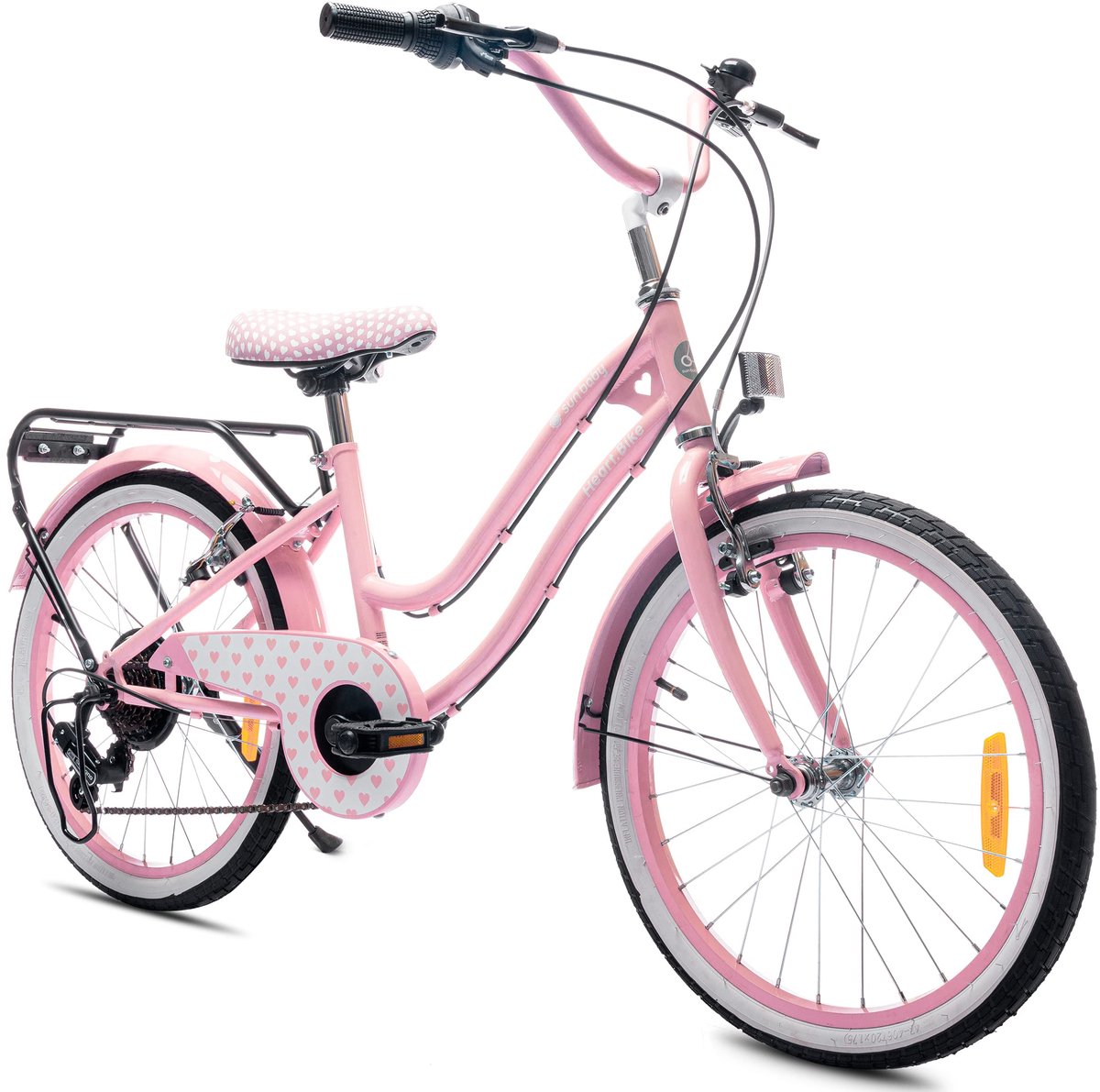 SUN BABY Heart Bike meisjesfiets 20" - Roze - ShopVlot