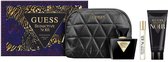 GUESS GIFTSET SEDUCTIVE NOIR FOR WOMEN 75ML EDT-15ML TS-100ML BL + POUCH
