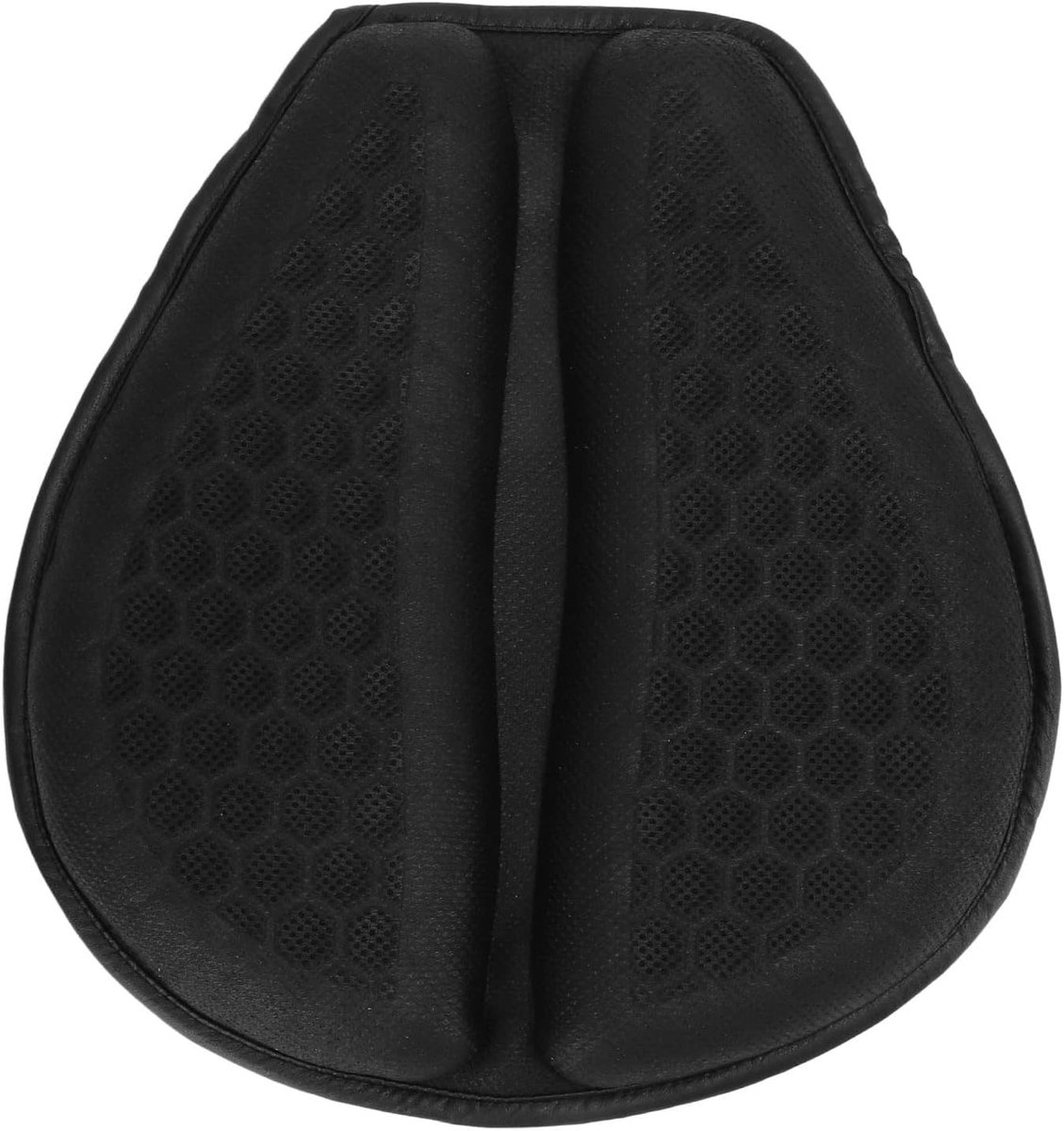 Motorcycle Pillion Passenger Pad 3D Seat Pad Black Waterproof Breathable Mesh Heat Wicking Rear Seat Black Pad for - ShopVlot