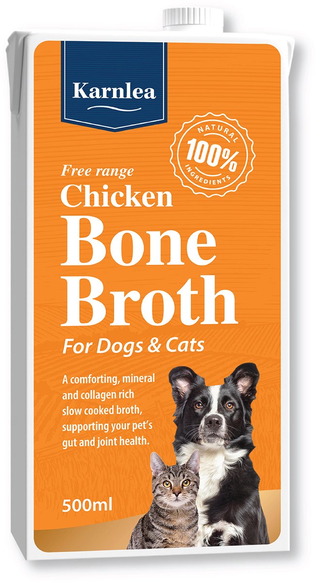 Karnlea Karnlea Bone Broth Kip Bottenbouillon voor hond en kat - 500ml