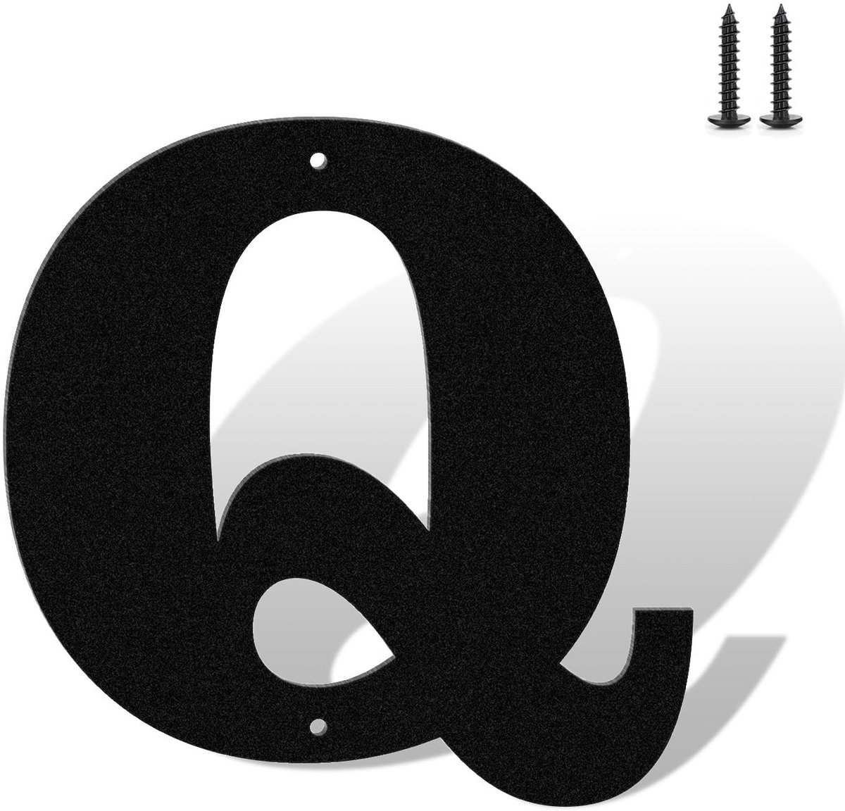 Set van 15,2 cm matte metalen huisnummerletters en cijfers, weerbestendig