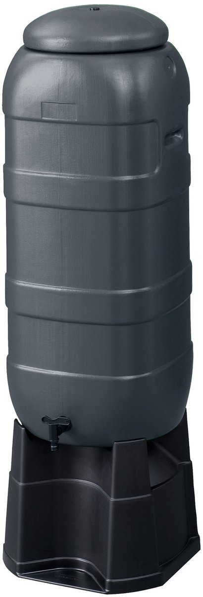 Harcostar BeGreen mini récupérateur - 100 litres - Robinet inclus - Gris