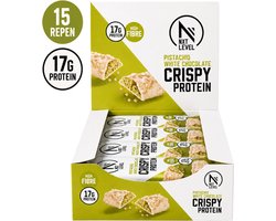 NXT Level® High Proteïne Repen - Protein bar - Low Calorie & Low Sugar - 15 Eiwitrepen Pistache Witte Chocolade