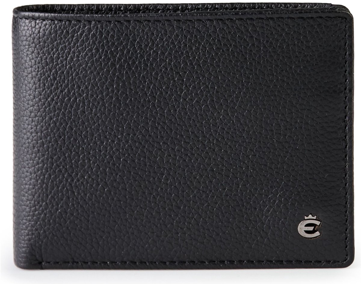 Esquire portemonnee Houston 74 Wallet Black zwart