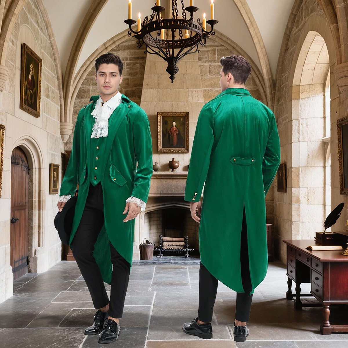 Men's Medieval Costumes, Victorian Skirt Costumes for Men - ShopVlot