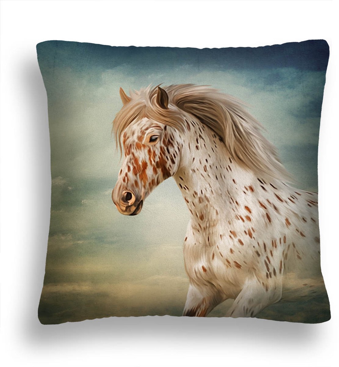 Decoratieve Kussenhoes met Paardenprint 50x50 cm