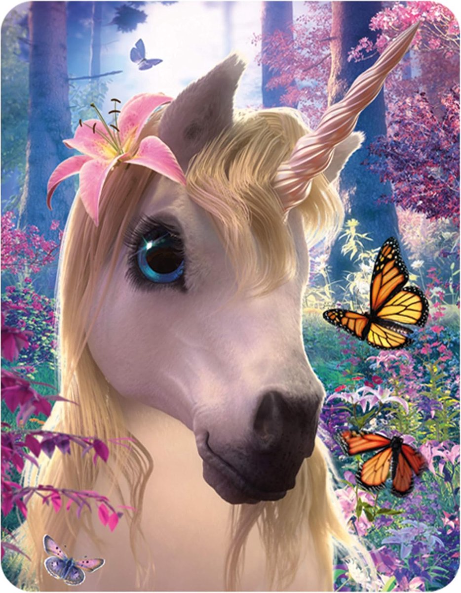 3D LiveLife Magnet - Cute Unicorn by Deluxebase. Lenticular 3D Unicorn Fridge Magnet. Magnetic decor for children and - ShopVlot