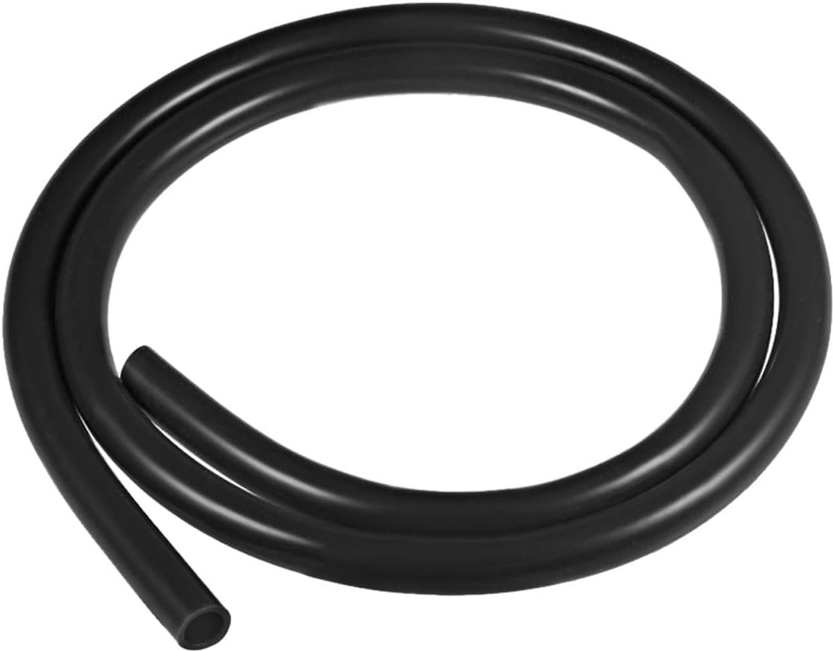 DMiotech 3/8" (9mm) ID 1/2" (12mm) AD Silicone Tube, Black, Industrial Silicone Hoses for Water Pump, Air Pump - ShopVlot