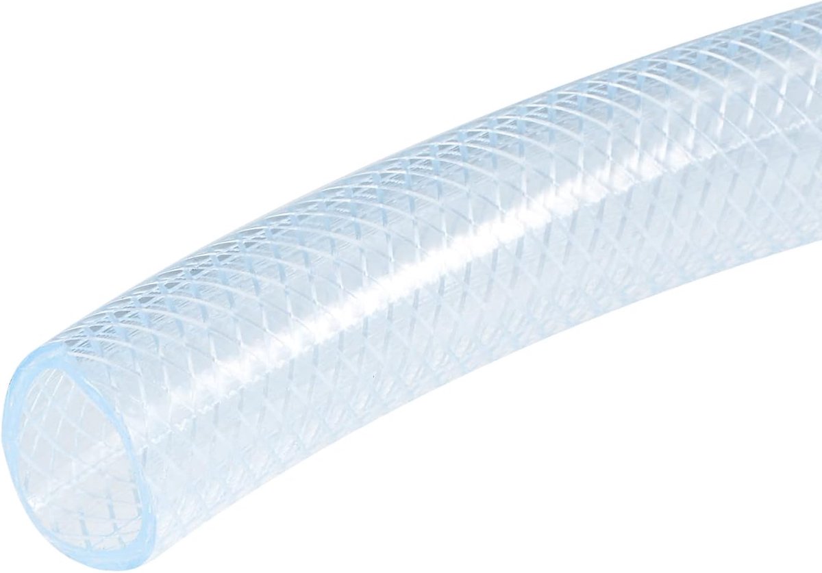 DMiotech 19mm ID 24mm AD Braided PVC Pipe Flexible Hose for Garden Water Tube 1.5m Length - ShopVlot