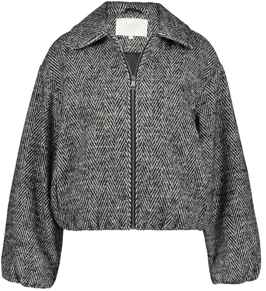 DIDI Dames Bomber City Black herringbone maat 48