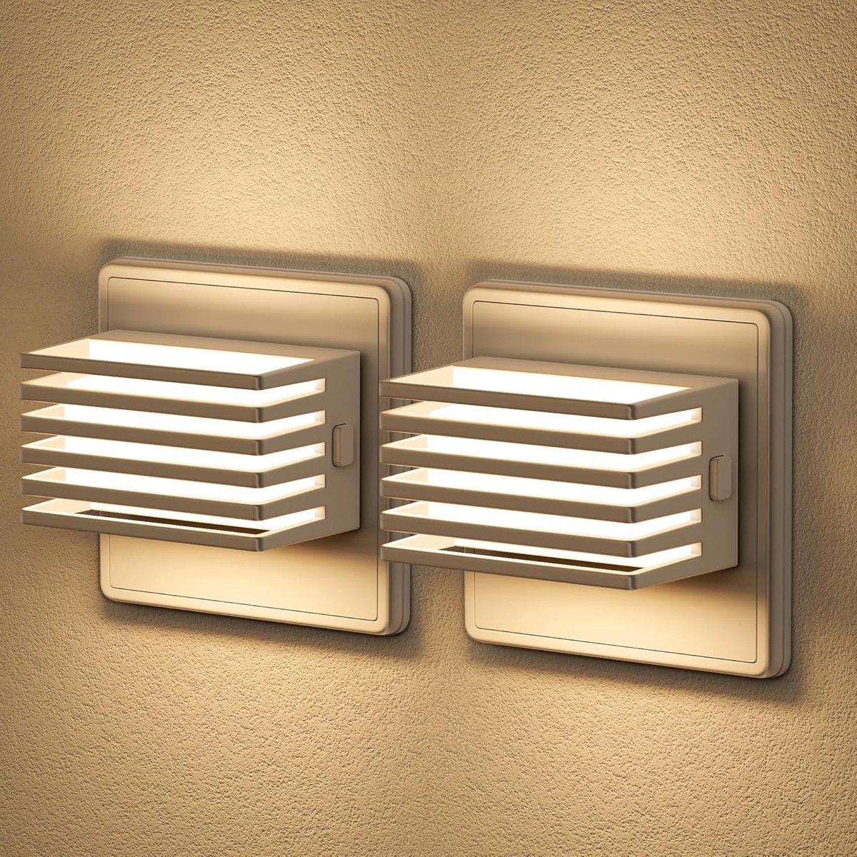 Stekkerlampje - Warm Wit - LED Nachtlampje met Schemeringssensor en Dimbare Helderheid - Voor Kinderen en Huisdieren