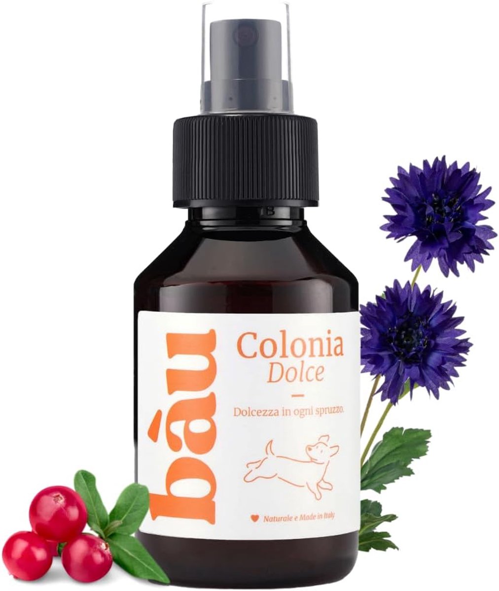 Bau Long Lasting Dog Perfume, Natural Dog Deodorant with Cornflower, Soft and Relaxing Dog Fragrance, Alcohol-Free - ShopVlot