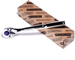 MichaelPro MP001037 ratchet wrench, 3/8 inch, patented design with built-in LED flashlight, quick release, reversible - ShopVlot