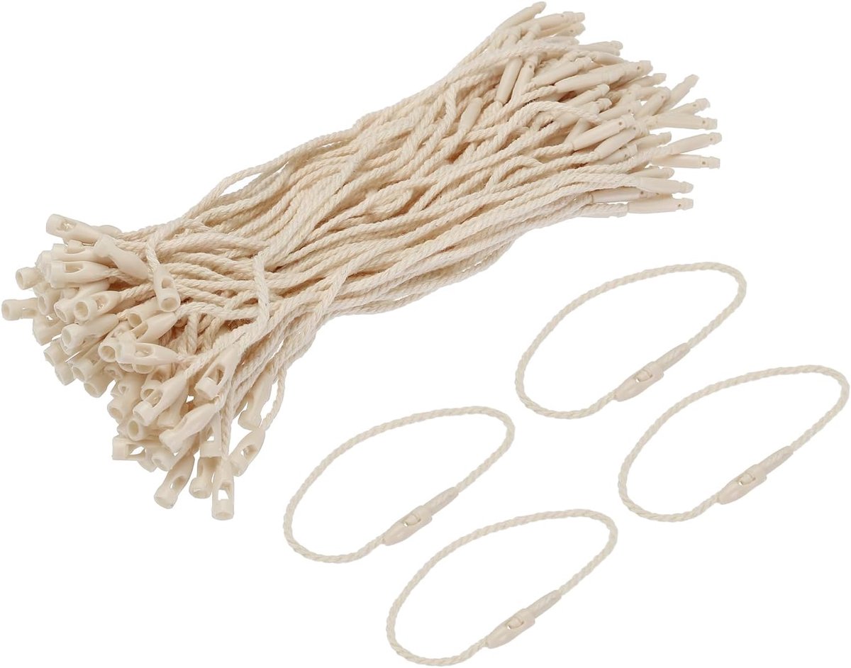 Hangtag Fastener 120mm - Polyester en plastic - Stevige sluiting - Ideaal voor labels - ShopVlot