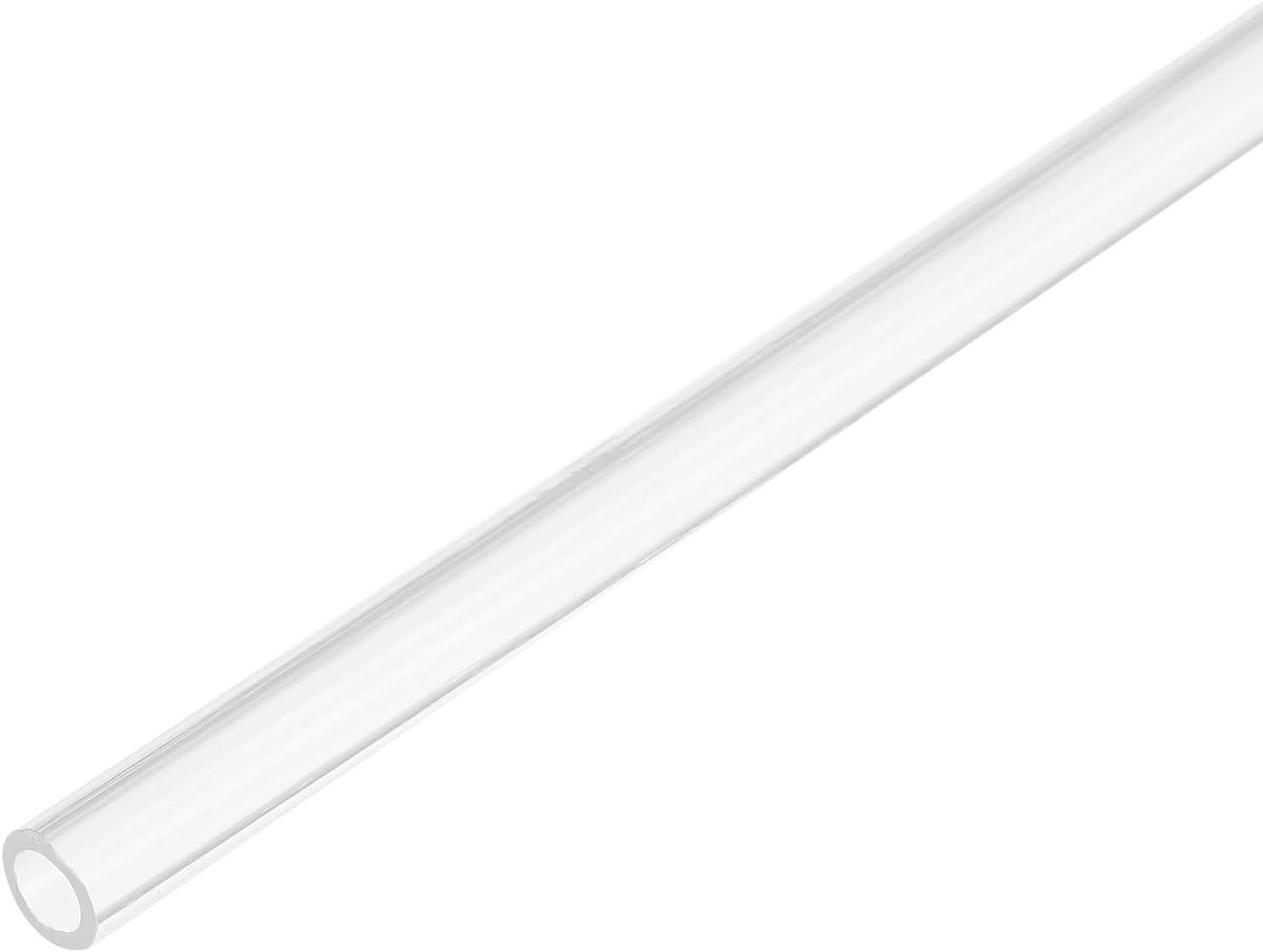 PVC buizen 2-delig 5mm - transparant PMMA - hittebestendig - ideaal voor lampen - ShopVlot
