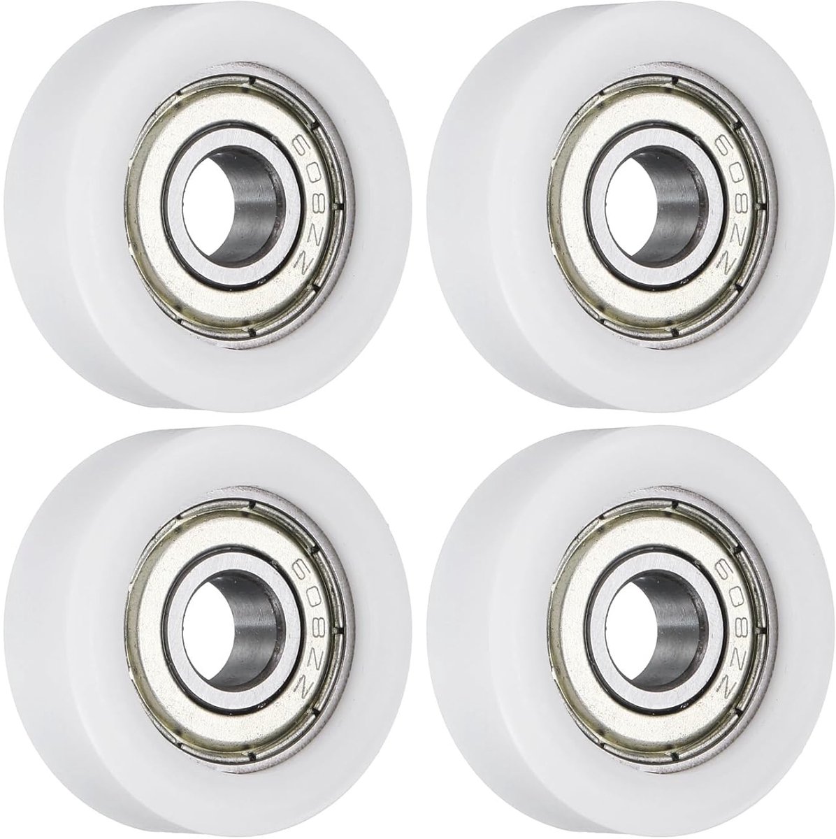 Rollerlagers 8x30x11mm - Dubbel gesloten POM - Vibration en geluidsarm - Ideaal voor meubels - ShopVlot