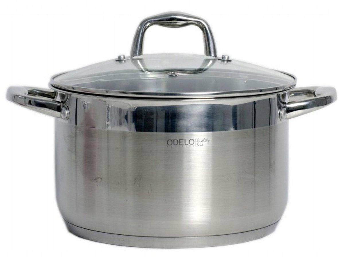 RVS Kookpan 22 cm met Thermische Bodem - Geschikt voor Inductie
