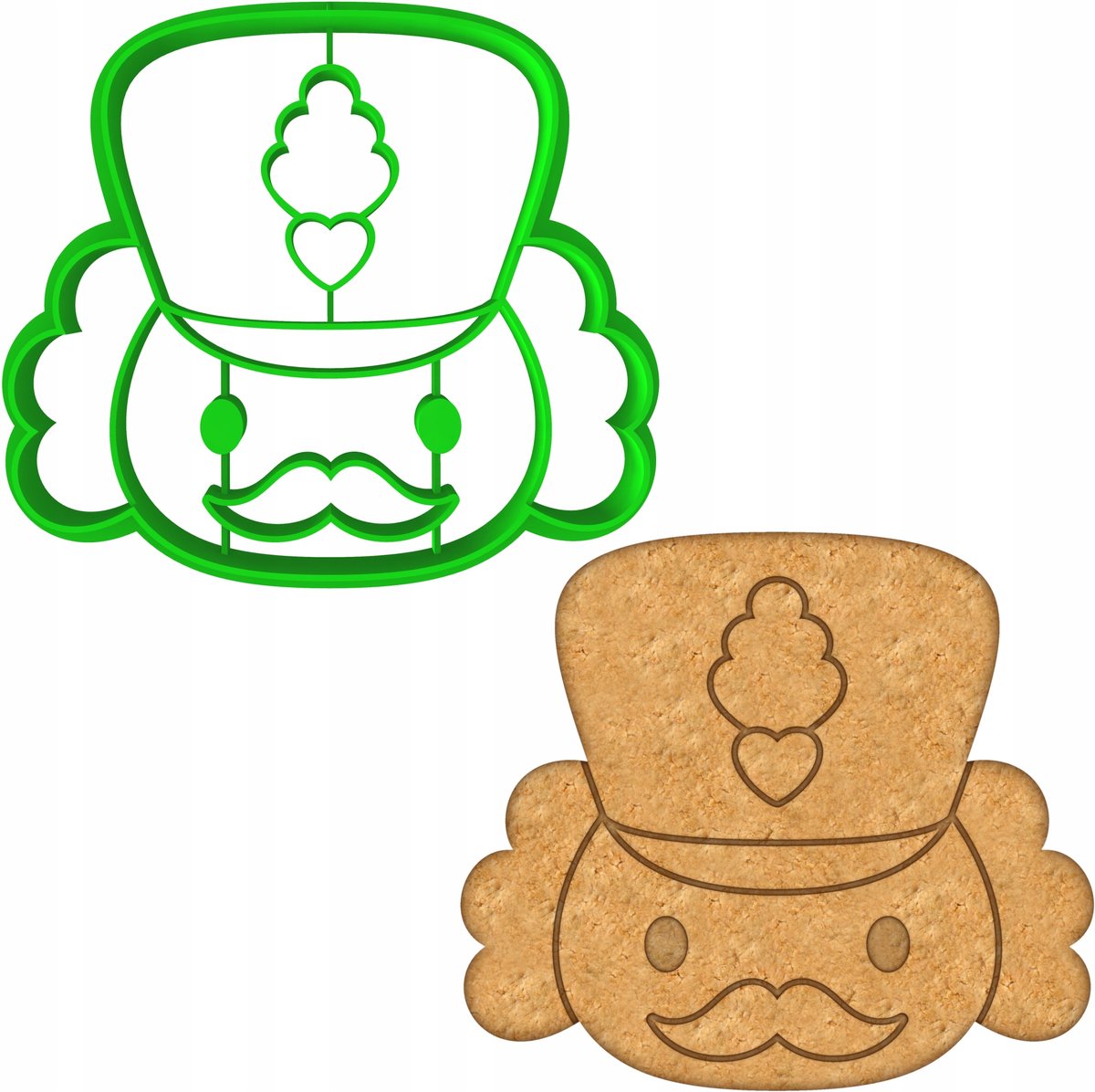 Kerstkoekjesvorm "Notenkraker" - 8cm