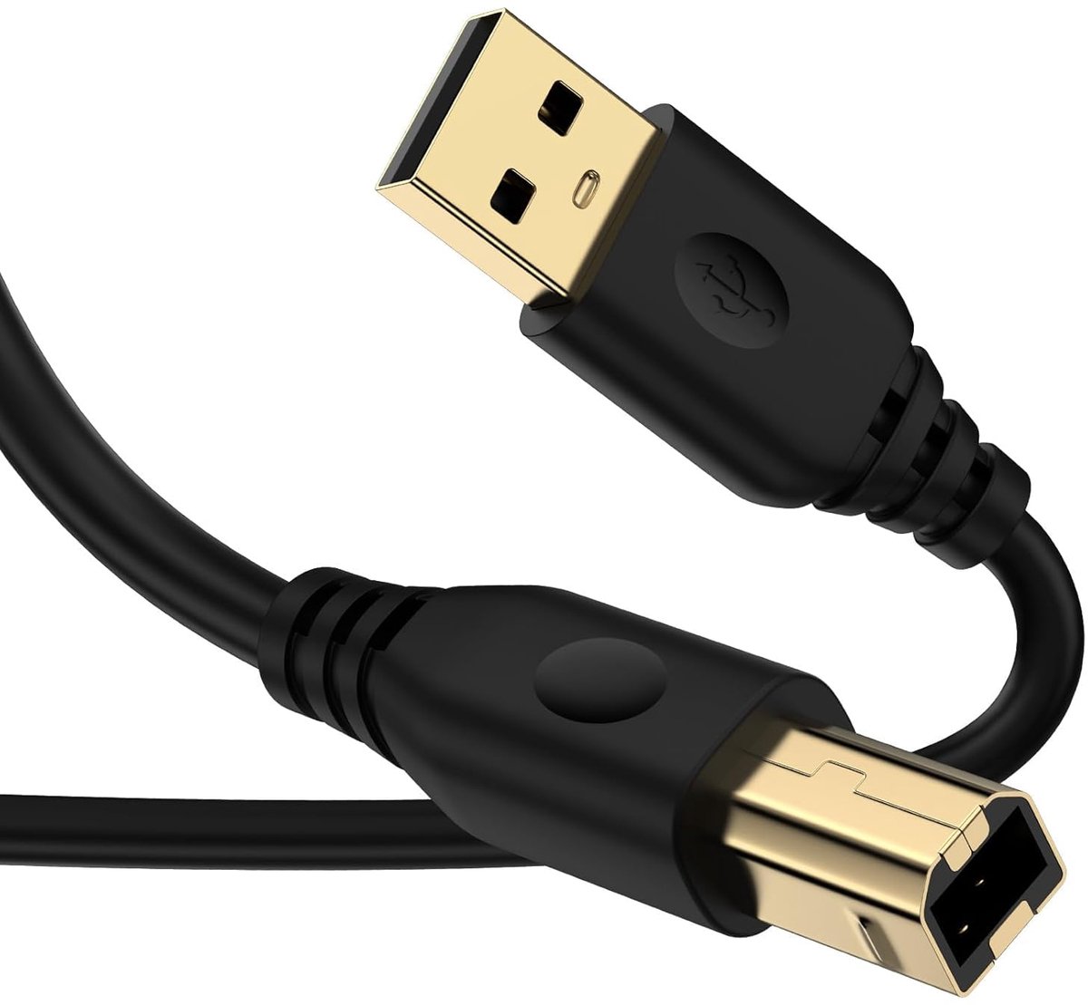 Printerkabel 3 m - USB 2.0 A naar B - betrouwbare verbinding - voor printer en scanner - ShopVlot